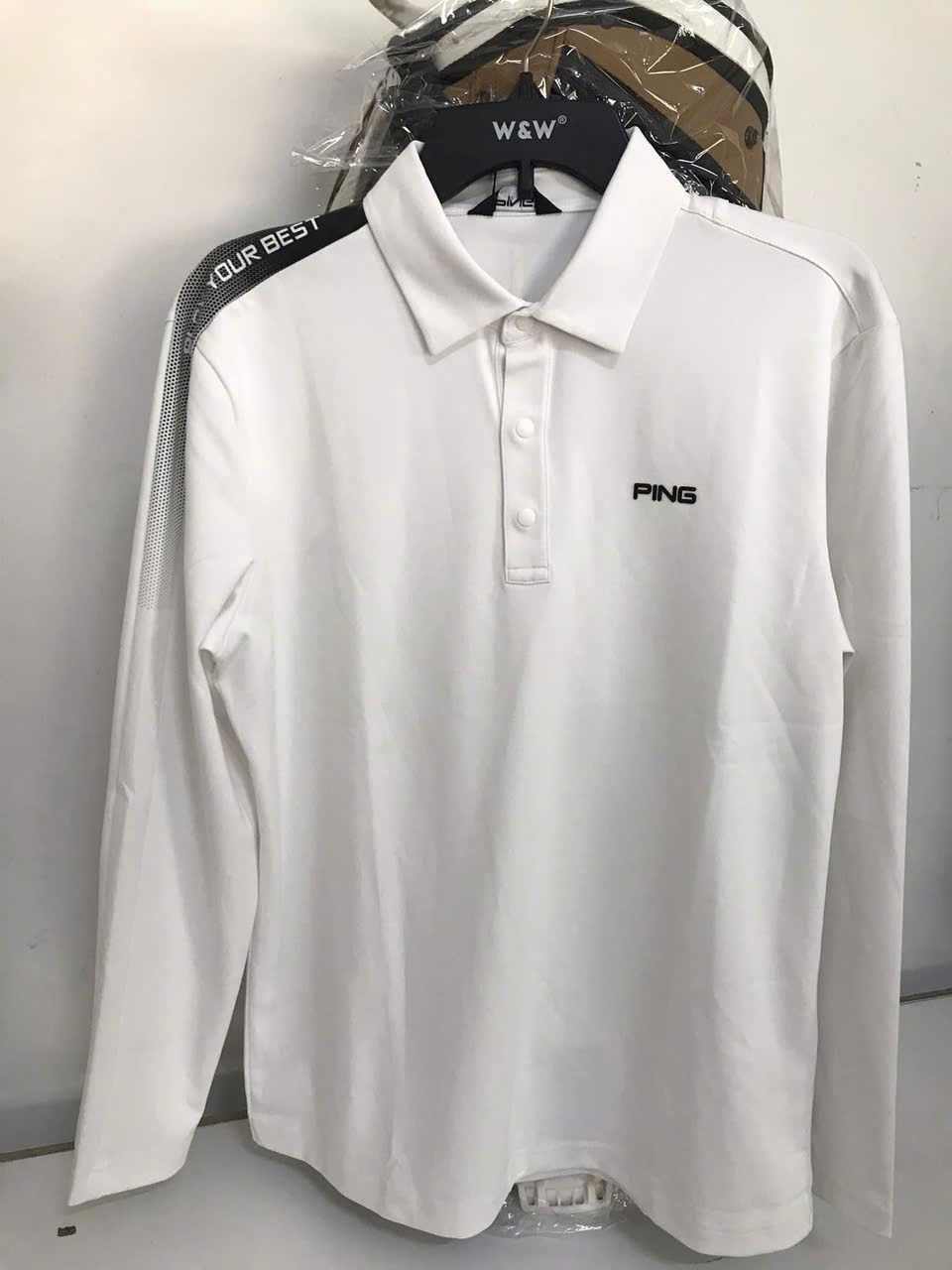 Áo golf nam dài tay Ping