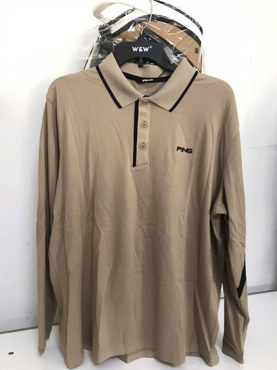 Áo golf nam dài tay Ping